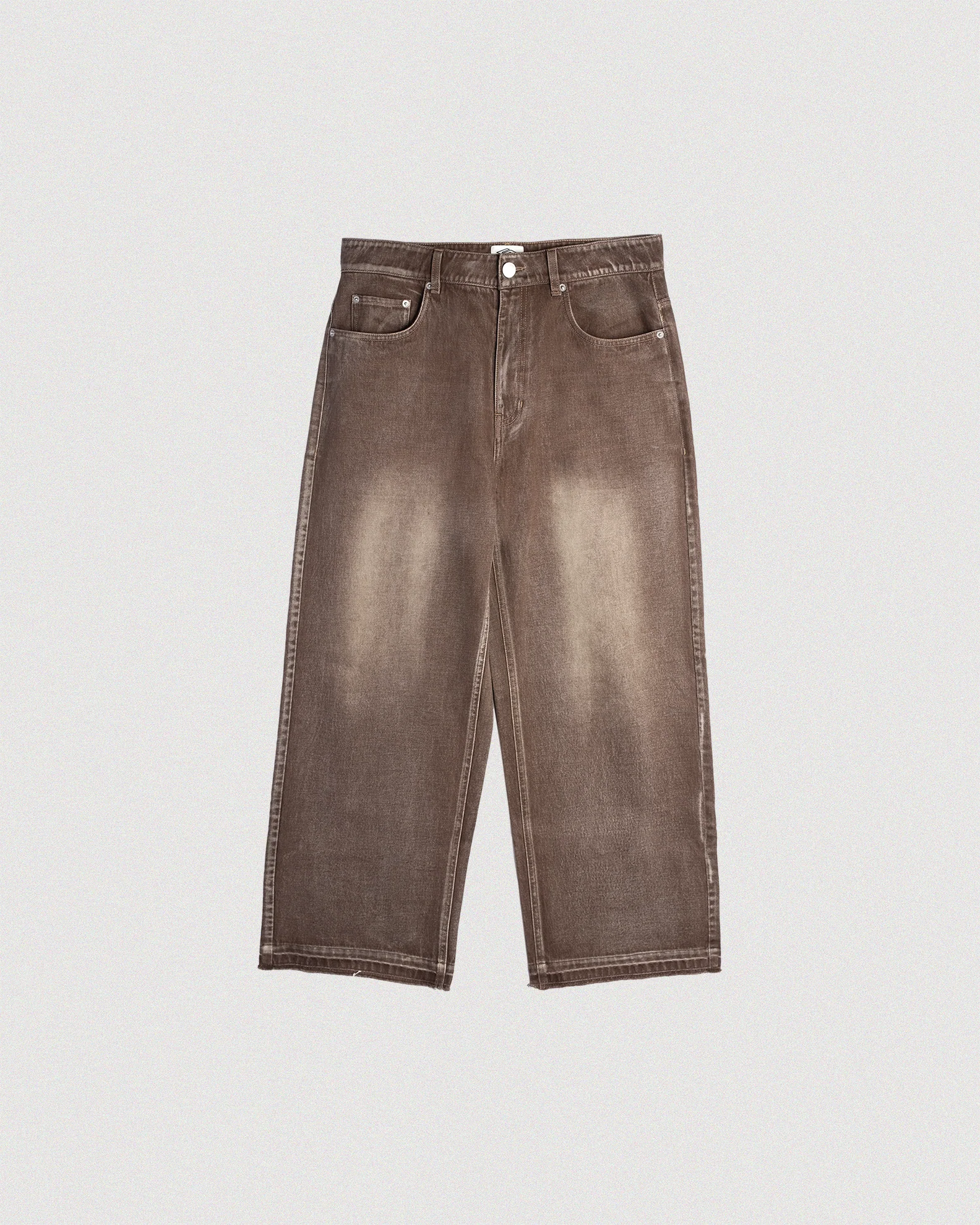 "LOGO" RELEASED HEM DENIM - Image 8